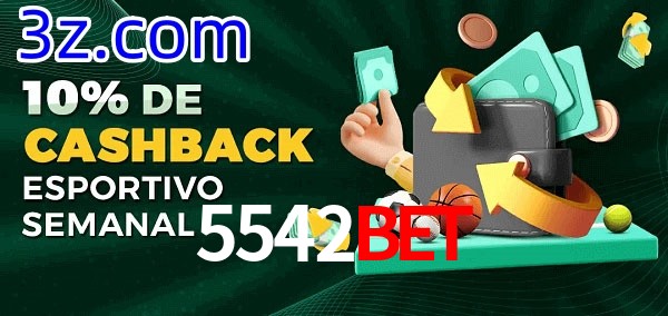 10% de bônus de cashback na 5542Bet